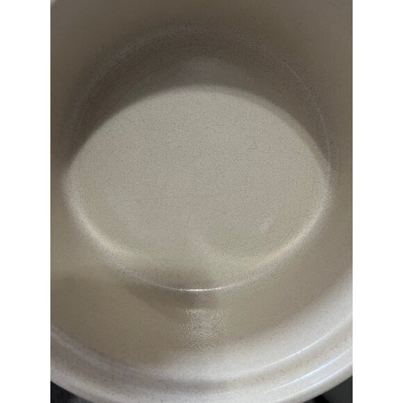 Vintage 3 Quart Clay Casserole Baking Dish with Lid and Fruit Painted - Picture 5 of 10